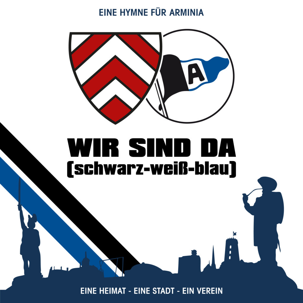 Cover Art: Connor Meister [feat. Steven Murphy] - Wir sind da (schwarz-weiß-blau)